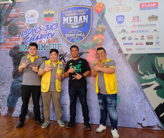 Lions 3X3 Charity Memeperebutkan Piala Dandim Medan