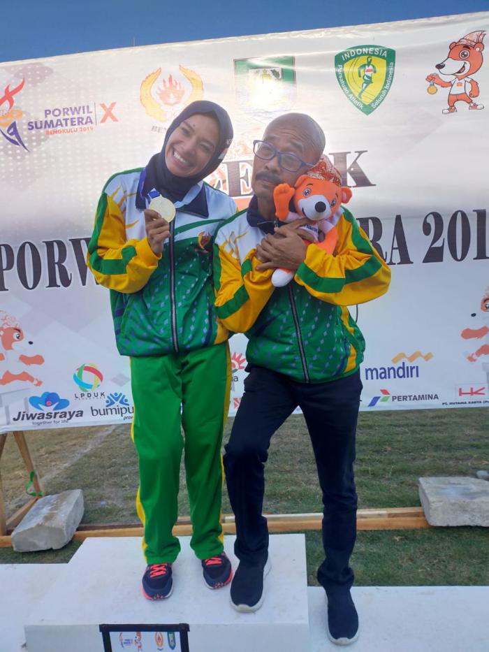 Agustina Manik  Tunaikan Tugas dengan Raihan Emas Dari Nomor Andalan