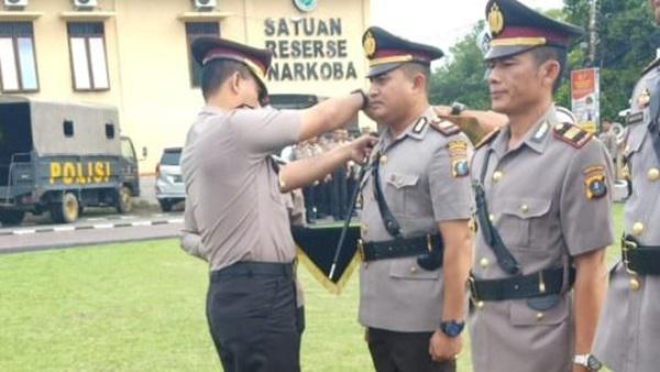 Kapolres Labuhanbatu Lantik Tiga Perwira, Ini Daftarnya
