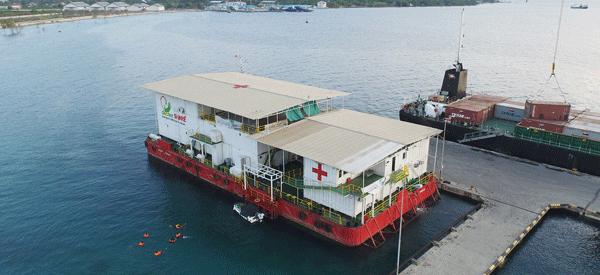 Layanan Kesehatan di Laut, di kemas Rumah Sakit Apung