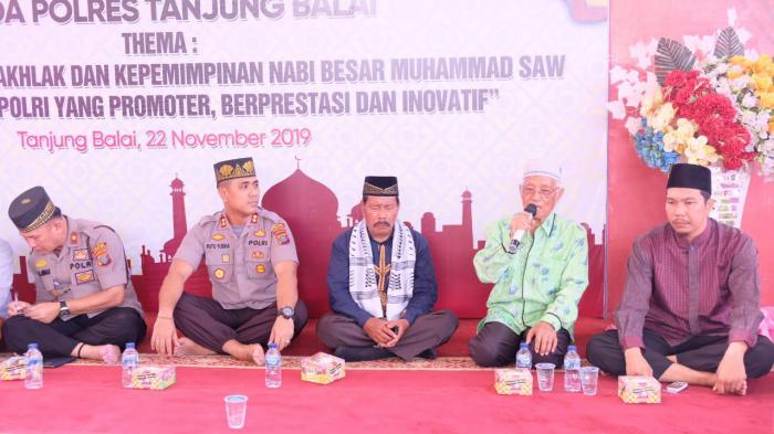 Polres Tanjungbalai Memperingati Maulid Nabi Besar Muhammad SAW 1441-H