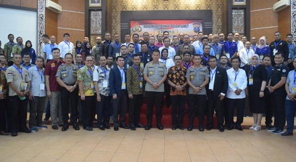 Wakapolda Sumut Buka Rakernis Pimpinan Badan Usaha Jasa Pengamanan