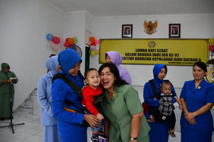 Dharma Pertiwi Koorcab Kepulauan Riau Daerah A Melaksanakan Lomba Bayi Sehat