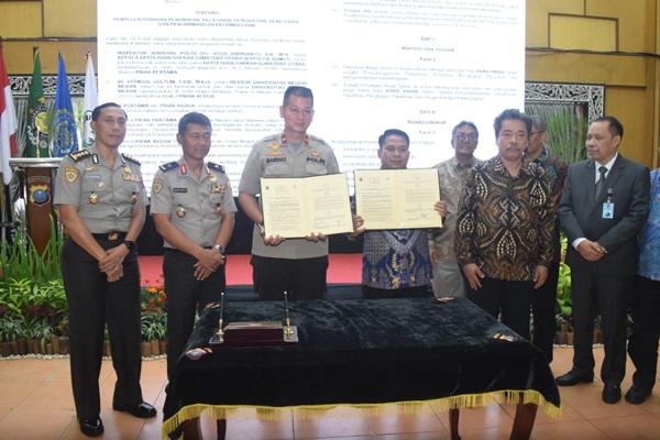 Polda Sumut dan 3 Perguruan Tinggi di Medan Jalin Kerjasama Peningkatan SDM