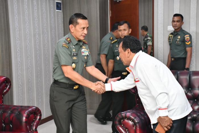 Pangdam I/BB Audiensi dengan Panitia seminar Nasional Bela negara Nusantara 