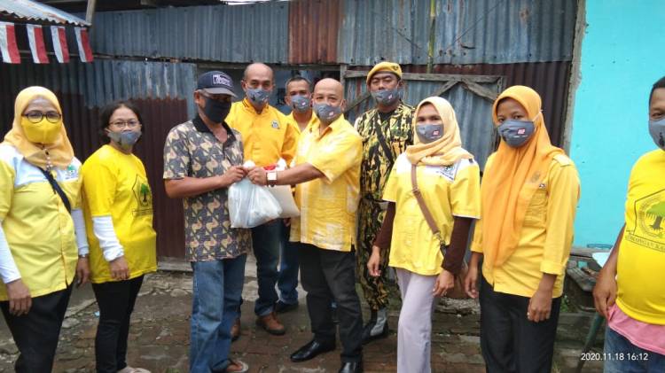 Golkar Medan Polonia Bagi 1 Ton Betas Dan Perjuangkan Kemenangan Bobby Aulia