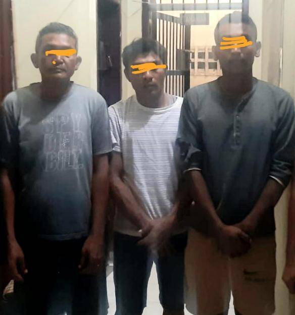 Tiga Pelaku Pencurian di Peusahan di Tangkap