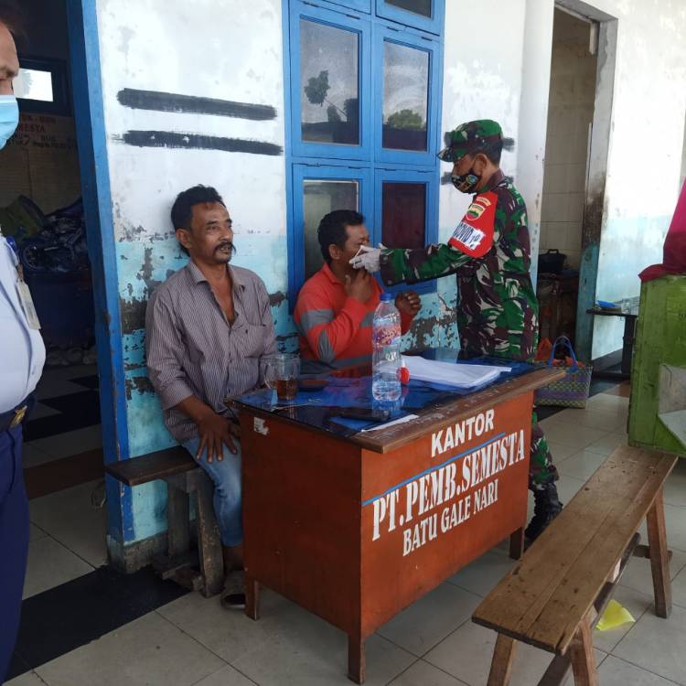 Satgas Ajendam I/BB Gelar Operasi Pendisiplinan Masyarakat Terhadap Prokes