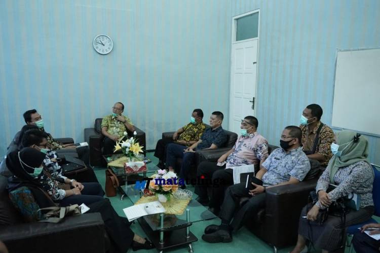 Plh Bupati Asahan Terima Laporan Hasil Pemeriksaan BPK RI Sumut Terkait Penggunaan Anggaran Covid 19