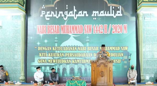 Kapolda Sumut Ajak Personil Contoh Ketauladanan Rasulullah