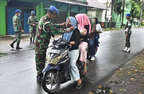 Pomdam I/BB Gelar Operasi Pendisiplinan Prokes dan Sosialisasi Masker
