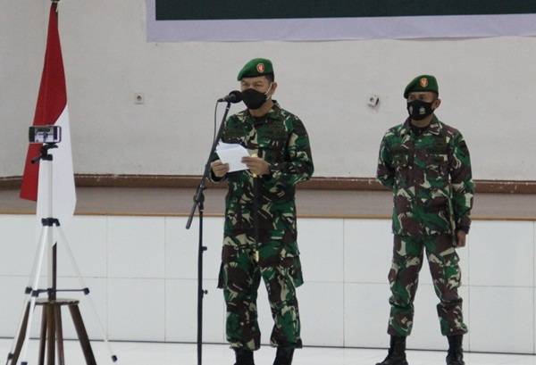 Danrindam I/BB Buka Pendidikan Pertama Tamtama TNI AD Gelombang II TA. 2020