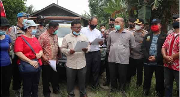 Juru Sita PN Medan Eksekusi Lahan Sengketa di Jalan Pancing II