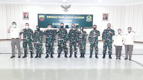 Kudam I/BB Gelar Bimtek Laporan Keuangan