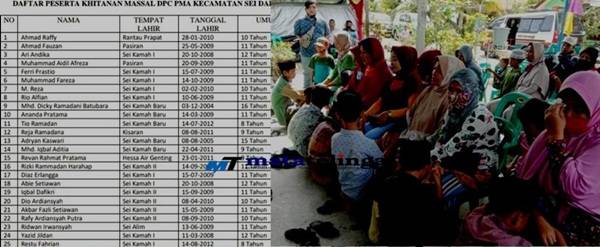 Bersama ST20, Ketua AMPI Asahan Gelar Khitanan Gratis