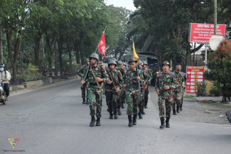 Yonkav 6/NK Laksanakan Acara Tradisi Pembukaan Orientasi Perwira dan Bintara
