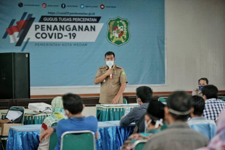 Pemko Medan Ajak Tenaga Kerja Kota Medan Disiplin Protokol Kesehatan