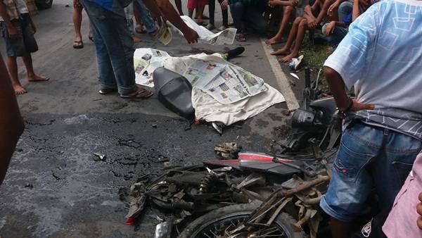 Kemudikan Sepeda Motor, Warga Mangaan Tewas Dihantam Truk di Belawan