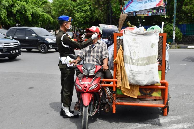 Pomdam I/BB Gelar Operasi Pendisplinan Prokes dan Sosialisasi Masker