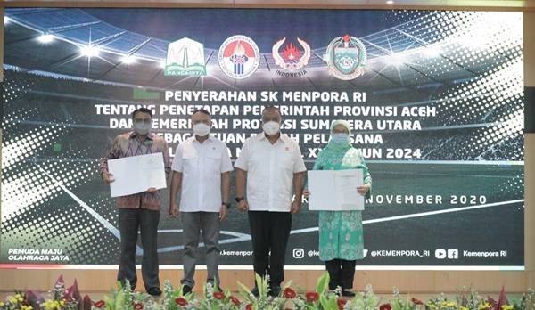 Akhirnya! Sumut &ndash; Aceh Terima SK Tuan Rumah PON 2024
