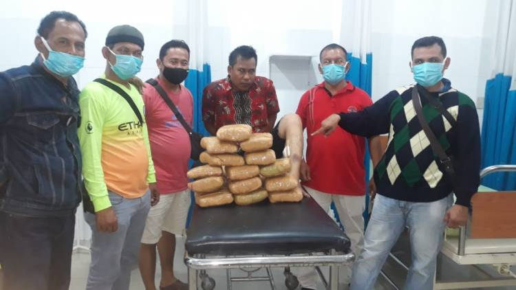 Pasutri Tertangkap Bawa Ganja 14,2 Kg Polsek Perbaungan