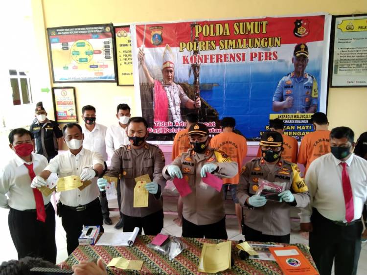Kurun Waktu 6 Bulan, Polres Simalungun Ciduk 104 Pelaku Narkoba