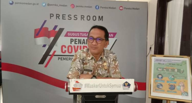 Ttrend Kenaikan Covid-19 di Kota Medan Mulai Melandai