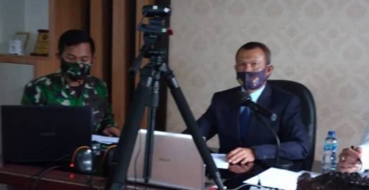 Berkarya di Tengah Badai Covid-19, Letkol Agus Setiandar Raih Gelar Magister Hukum