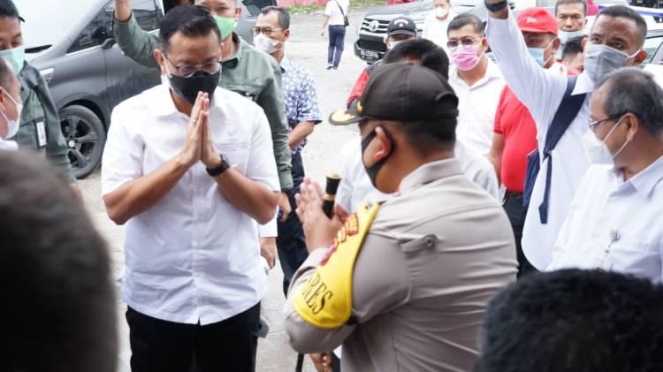 Kapolres Simalungun Siagakan 90 Personil Amankan Kunjungan Menteri Sosial
