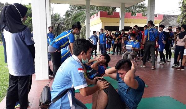 150 Atlit Ikuti Test Fisik KONI Tebing Tinggi