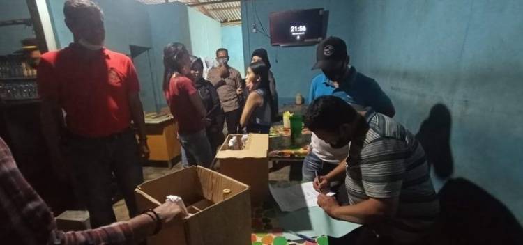 Tim gabungan Melakukan razia diduga Lokasi Maksiat