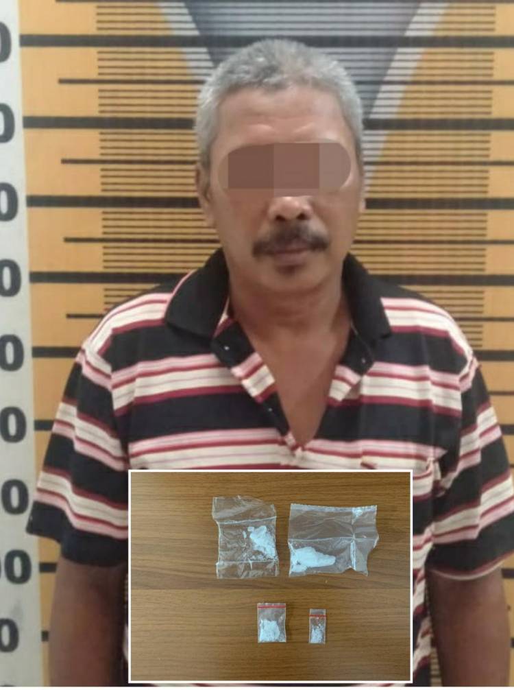 Kantongi 4 Paket Seberat 8,36 Gram Wak No Di Kantongi Polisi