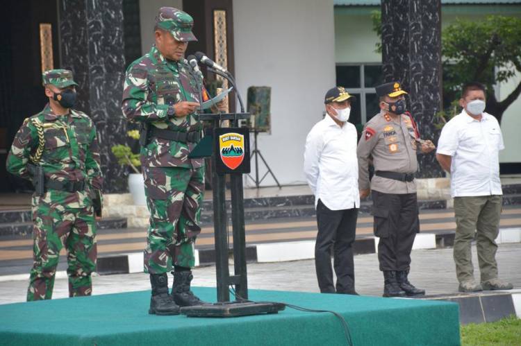 Kunker Wapres RI di Kota Medan Pangdam I/BB Pimpin Apel Gelar Pasukan Pengamanan