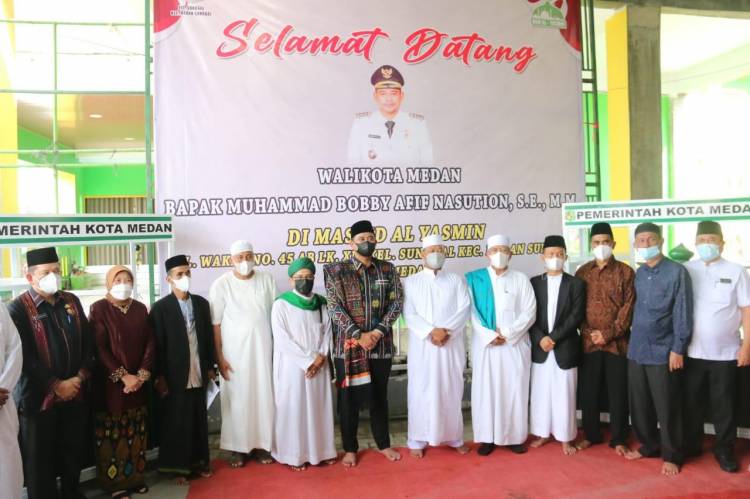 Wali Kota Medan Ajak Warga Mendukung Program Masjid Mandiri