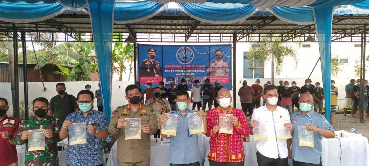 BNNP Sumut Gagalkan Peredaran 5000 Butir Pil ekstasi Dikendalikan Dari Dalam Lapas