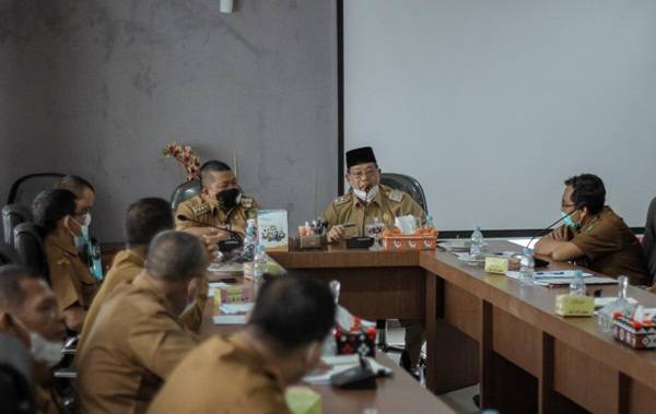 Soal Peralihan Inventarisasi Aset, Wawako Padangsidimpuan Hadiri Rakor di Kantor Bupati Tapsel.