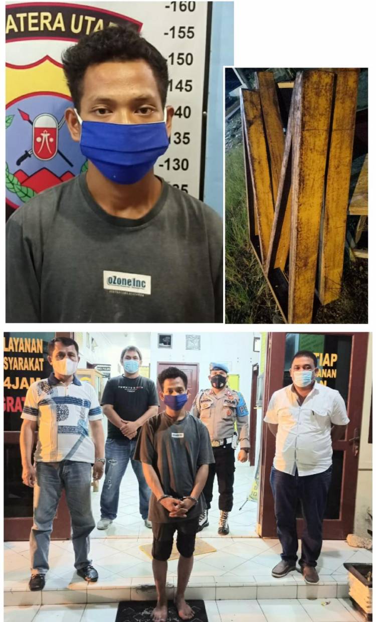 1 Dari 4 Pencuri Besi Milik PT Waskita Berhasil Tertangkap Saat Beraksi