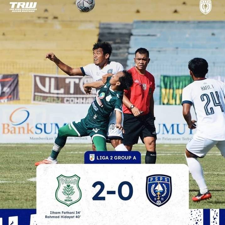 Bermain di Stadion Kaharuddin Nasution PSMS Medan Tumbangkan PSPS Riau 2-0