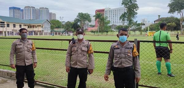 Polsek Medan Baru Amankan PSSI Liga 3 di Sumut
