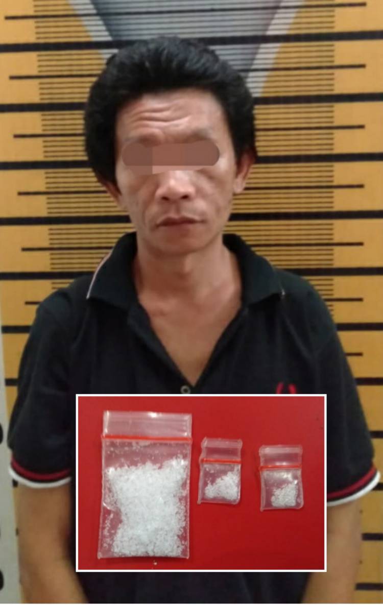 Miliki Shabu 1,04 Gram, Akuang Di Giring Ke Polres