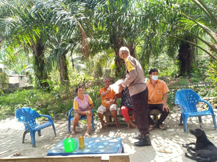 Polsek Simpang Empat Gencarkan PRM di Kediaman Tokoh Adat