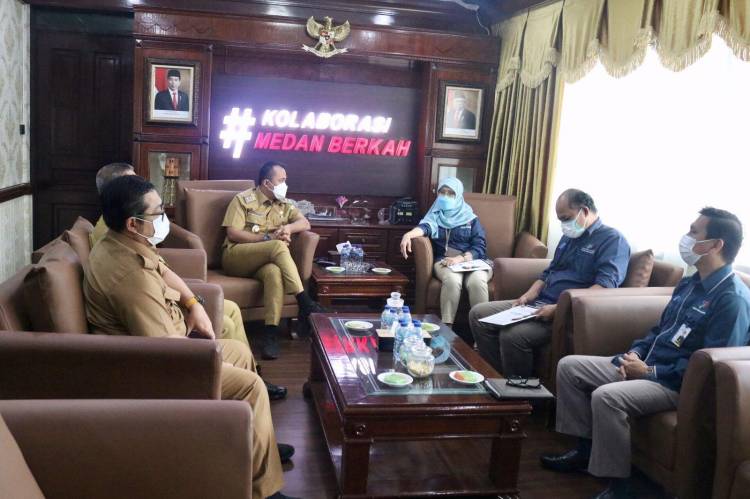 Aulia Rachman Terima AudiensI Badan Pusat Statistik Medan