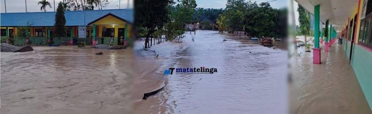 Luapan Air Sungai Menggenangi Wilayah Kecamatan Setia Janji, Camat Susah Dihubungi