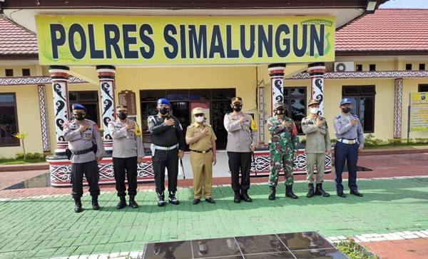 Polres Simalungun Gelar Pasukan Ops Zebra Toba 2021, Ini Tujuannya