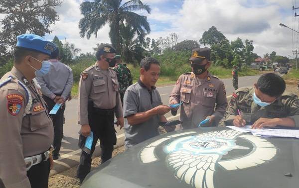 Tiga Pilar di Tapsel Gencar Sosialisasikan Prokes Covid-19 Kepada Masyarakat