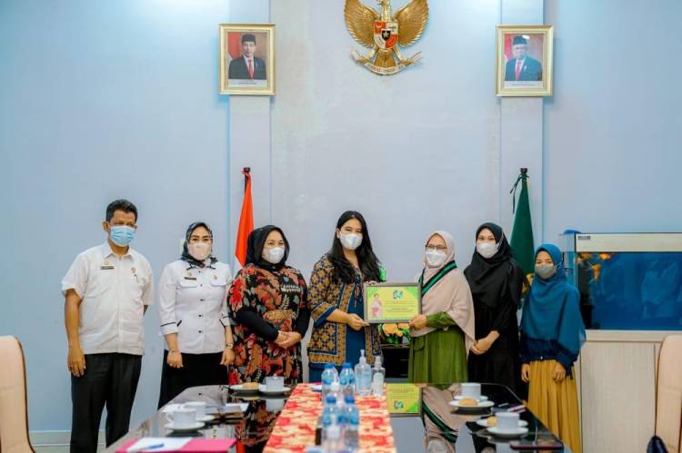 Kahiyang Ayu Bobby Nasution Terima Pengurus Korps HMI Wati Sumut