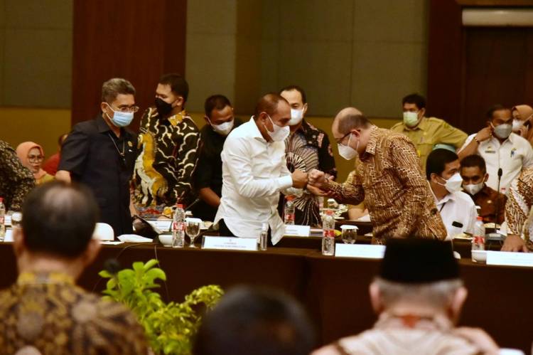 Edy Rahmayadi Ikuti Rapat Bersama Komisi XI Dewan Perwakilan Rakyat Republik Indonesia