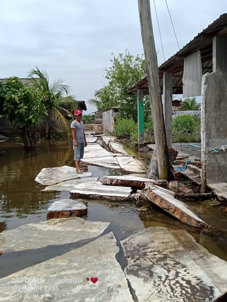 Akibat Banjir ROB Melanda Medan Utara, Pelajar SMP diliburkan
