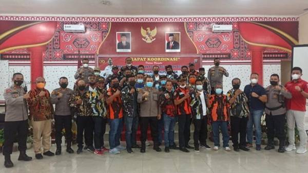Polres Pelabuhan Belawan Kumpulkan OKP Sekawasan Medan Utara