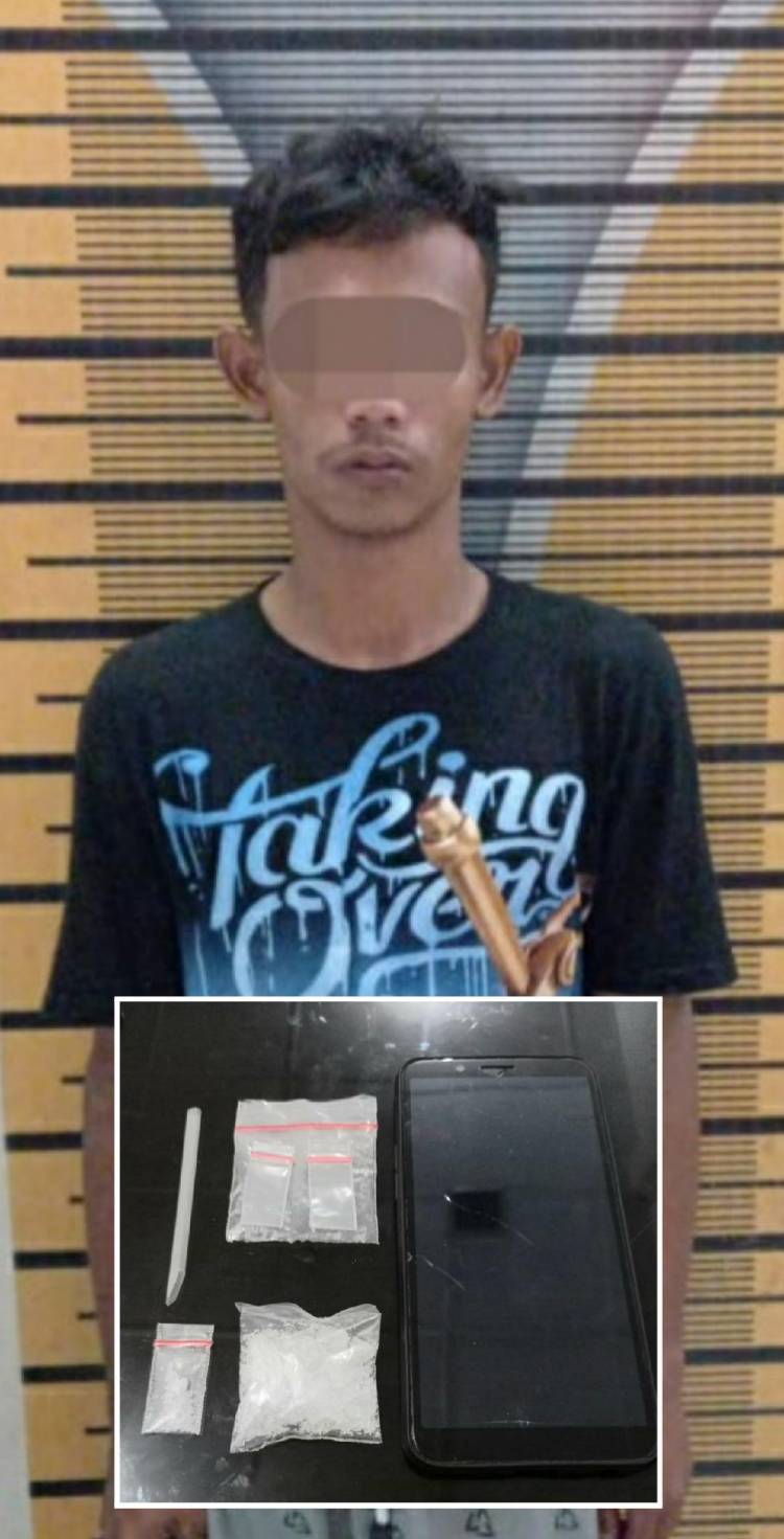 Gubuk Tepi Sungai Lokasi Transaksi Narkoba Febripun Di Giring Polisi